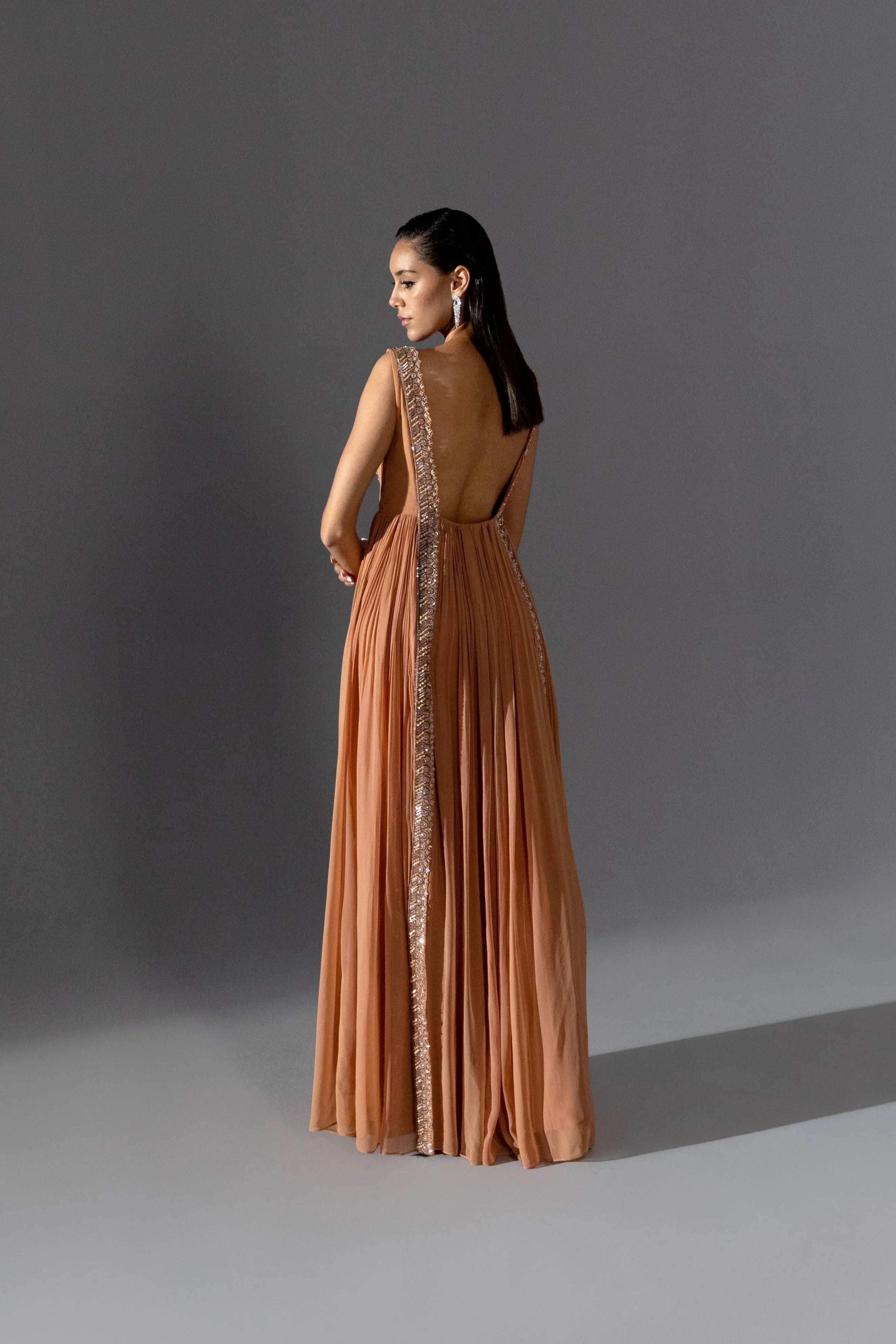 Sunset Panelled Gown - Radhika Soni