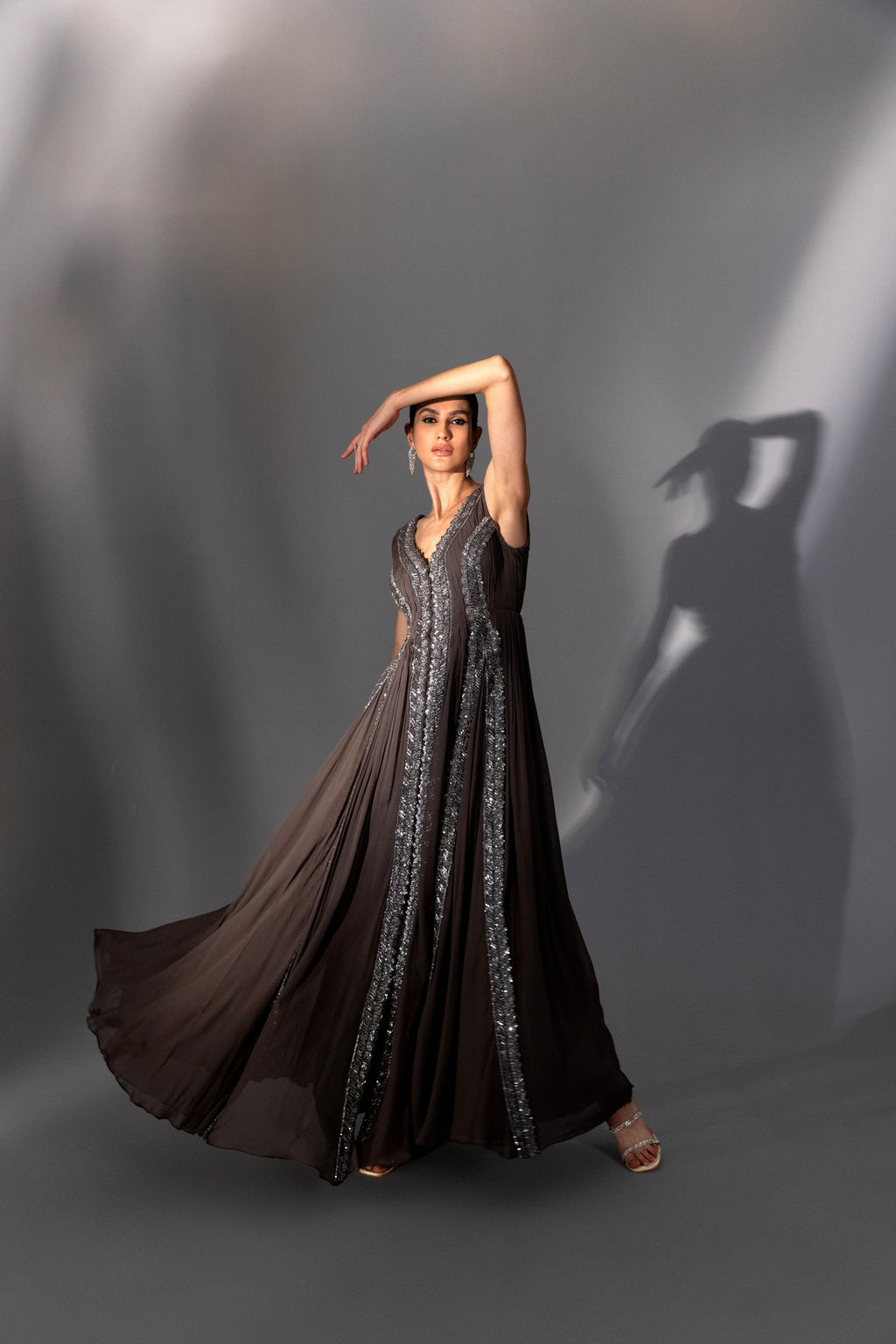 Odyssey Panelled Gown - Radhika Soni
