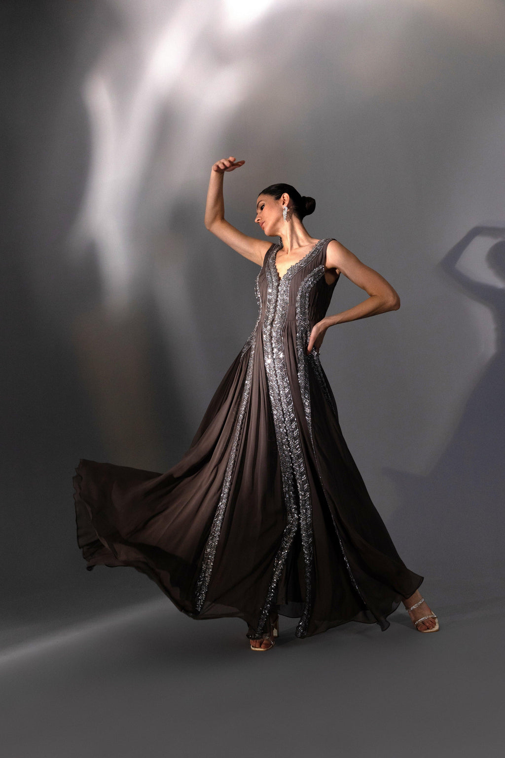 Odyssey Panelled Gown - Radhika Soni