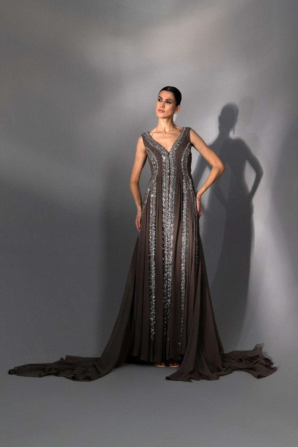 Odyssey Panelled Gown - Radhika Soni