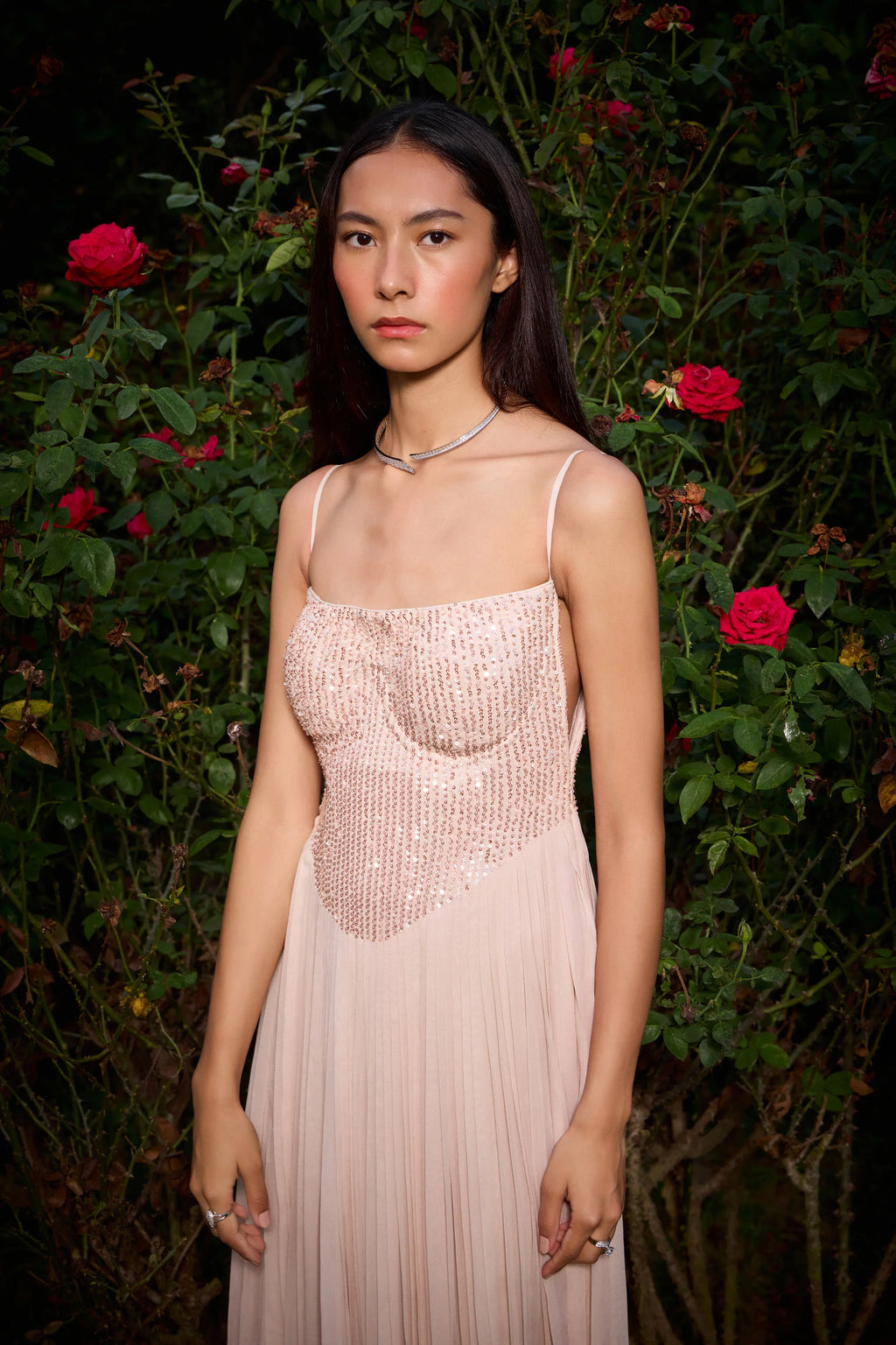 Rose Sequin Underwire Gown - Radhika Soni